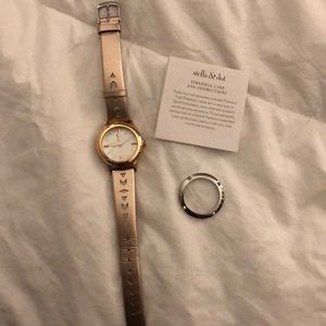 Stella & Dot rose gold watch